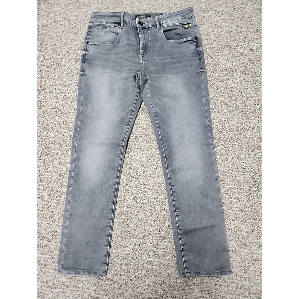 Flying Machine/Blue Label 34 Jeans Skinny Jackson Men Denim Gray F-Lite 32x27‎